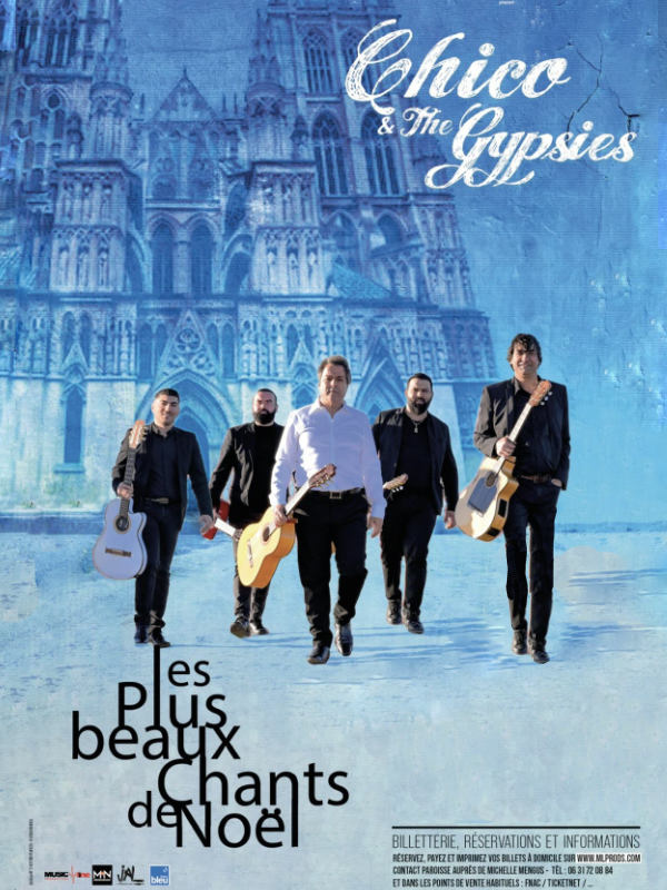 Affiche Chico & the Gypsies_music line production Hugues Aufray Pour la dernière fois_Music Line Production